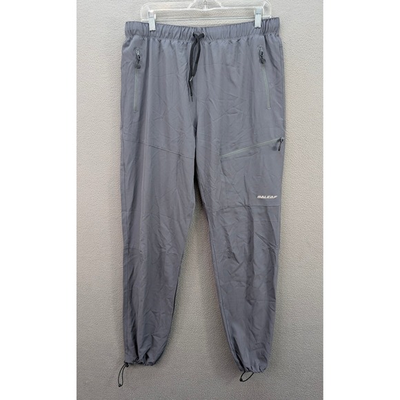 BALEAF Men's Jogger Pants Size L Gray Outdoor Hiking Active Pockets Gorpcore - Picture 1 of 9